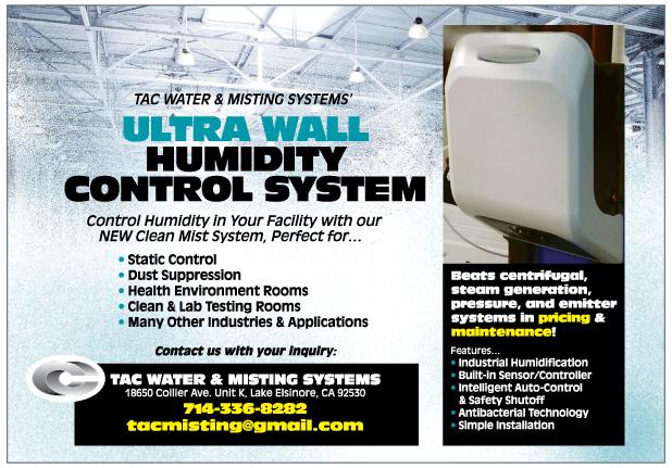 ULTRA WALL HUMIDITY CONTROL SYSTEM